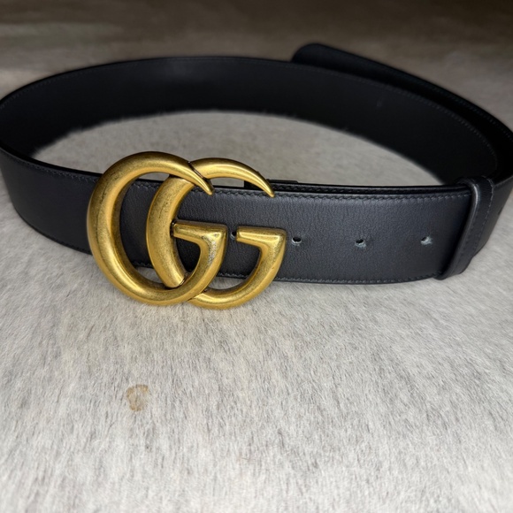 Gucci Marmont Double G leather belt - Picture 3 of 7